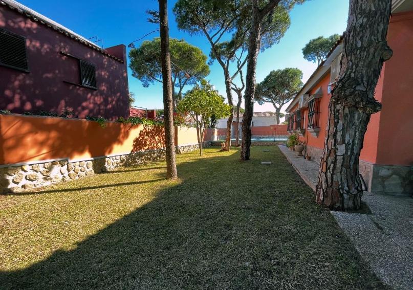 Chalet Los Pinos Con Piscina Privada Novo Sancti Petri Luaran gambar
